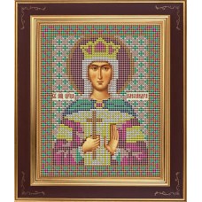 Набор для вышивания бисером Икона Св. Александра 12 х 15 см GALLA COLLECTION М232