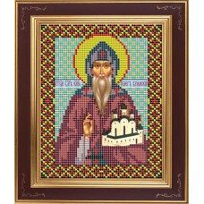 Набор для вышивания бисером Икона Св. Олег 12 х 15 см GALLA COLLECTION М234