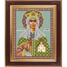 Набор для вышивания бисером Икона Св. Тамара 12 х 15 см GALLA COLLECTION М235