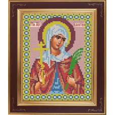 Набор для вышивания бисером Икона Св. Валентина 12 х 15 см GALLA COLLECTION М237