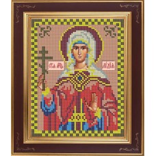 Набор для вышивания бисером Икона Св. Лидия 12 х 15 см GALLA COLLECTION М242