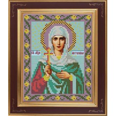 Набор для вышивания бисером Икона Св. Антонина 12 х 15 см GALLA COLLECTION М243