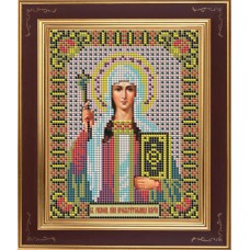 Набор для вышивания бисером Икона Св. Нина 12 х 15 см GALLA COLLECTION М244