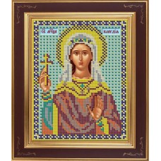 Набор для вышивания бисером Икона Св. Клавдия 12 х 15 см GALLA COLLECTION М252