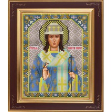 Набор для вышивания бисером Икона Св. Никита 12 х 15 см GALLA COLLECTION М253