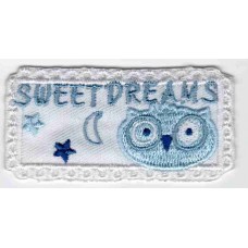 Термоаппликация HKM Sweet Dreams wei?, 1 шт 6,5 х 4 см белый 0,125 см HKM 33266/1SB