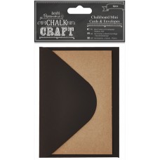 Набор заготовок для открыток с конвертами мини Напиши мелом - Kraft DOCRAFTS PMA355423