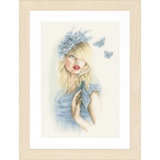 Набор для вышивания Blue butterflies LANARTE  30 х 46 см LANARTE PN-0155691