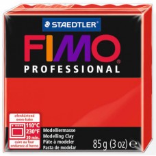 Полимерная глина FIMO Professional 55 х 55 х 24 мм красный FIMO 8004-200