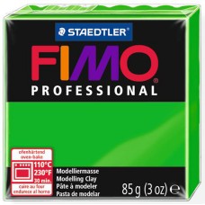 Полимерная глина FIMO Professional 55 х 55 х 24 мм ярко-зеленый FIMO 8004-5