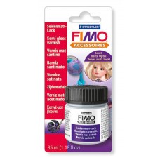 Полуматовый лак на водной основе FIMO 140 х 66 х 47 мм полуматовый 35 мл FIMO 8705 01 BK