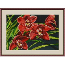 Набор для вышивания бисером Орхидеи 30 x 21 см GALLA COLLECTION Л313