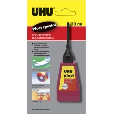 Клей для пластика UHU Plast Spezial с наконечником-иглой, 30 г