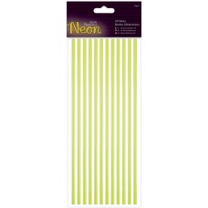 Набор наклеек с блестками Полоски Neon жёлтый 0,4 х 23 см желтый DOCRAFTS PMA818105