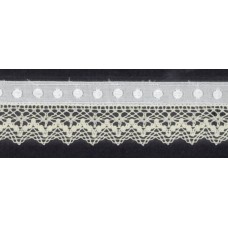 Вышивка-шитьё с плетеным кружевом IEMESA, 40 мм, 13,6 м