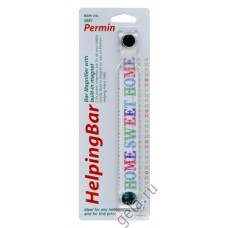 Лупа-линейка на магнитах для чтения бумажных схем 21 х 3 см увеличение 2,5 раза PERMIN 5881