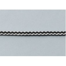 Шнуры PEGA плетеный, цвет черно-белый, 5 мм