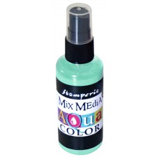 Краска - спрей Aquacolor Spray для техники Mix Media, 60 мл аквамарин 60 мл STAMPERIA KAQ015