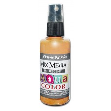 Краска - спрей Aquacolor Spray  с переливчатым эффектом для техники Mix Media, 60 мл