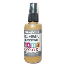 Краска - спрей Aquacolor Spray  с переливчатым эффектом для техники Mix Media, 60 мл золотой перламутр 60 мл STAMPERIA KAQ021