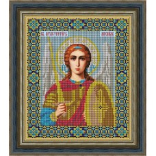 Набор для вышивания бисером Икона Святой Архангел Михаил 18 х 22 см GALLA COLLECTION И053