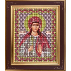 Набор для вышивания бисером Икона Святая мученица Алла 12 x 15 см GALLA COLLECTION М267