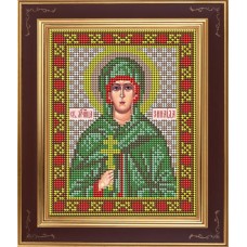 Набор для вышивания бисером Икона Святая мученица Зинаида 12 x 15 см GALLA COLLECTION М272