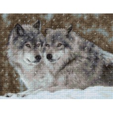 Набор для вышивания Два волка, Luca-S 27 х 20,5 см LUCA-S B2291