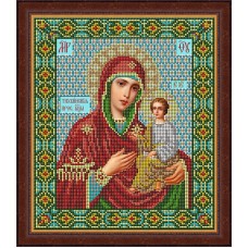 Набор для вышивания бисером Икона Божией Матери Тихвинская 22 х 26 см GALLA COLLECTION И055