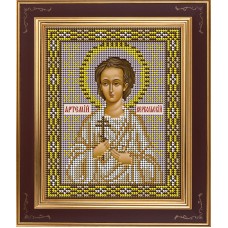 Набор для вышивания бисером Икона Артемий Веркольский 12 x 15 см GALLA COLLECTION М277
