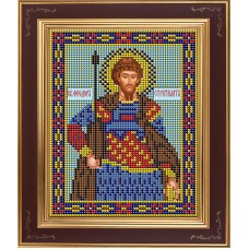 Набор для вышивания бисером Икона Феодор Стратилат, великомученик 12 x 15 см GALLA COLLECTION М278