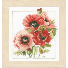 Набор для вышивания Amaryllis bouquet  25 х 25 см LANARTE PN-0157496