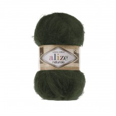 Пряжа для вязания Ализе Naturale (60% шерсть, 40% хлопок) 5х100г/230м цв.244 хаки