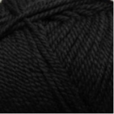 Пряжа для вязания ПЕХ Мериносовая (50% шерсть, 50% акрил) 10х100г/200м цв.002 черный