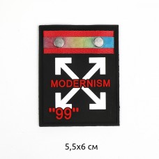 Аппликации пришивные TBY.2388 Modernism 5,5х6см, черный уп.10 шт