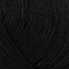 Пряжа для вязания ПЕХ Бисерная (100% акрил) 5х100г/450м цв.002 черный