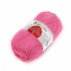 Пряжа для вязания ПЕХ Всесезонная (25% шерсть, 30% хлопок, 45%акрил) 5х100г/320м цв.011 яр.розовый