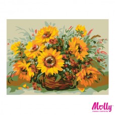 Набор юного художника Molly KH0039/G-S012 Солнечный букет (11 Цветов) 15х20 см
