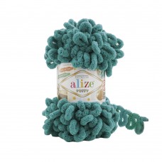 Пряжа для вязания Ализе Puffy (100% микрополиэстер) 5х100г/9.5м цв.847 изумруд