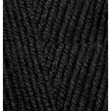 Пряжа для вязания Ализе Baby Best (90% акрил, 10% бамбук) 5х100г/240м цв.060 черный