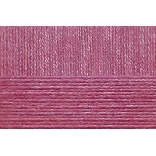 Пряжа для вязания ПЕХ Школьная (100% акрил) 5х50г/150м цв.011 ярк.розовый