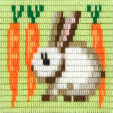 Набор для вышивания с вертикальным стежком STITCH ME I036 Кролик 15х15 см