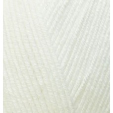 Пряжа для вязания Ализе Happy Baby (65% акрил, 35% полиамид) 5х100г/350м цв.450 жемчужный