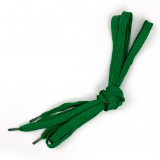 Шнурки TBY плоские 08мм SLF063 цв.зеленый длина 130 см уп.10шт