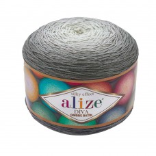 Пряжа для вязания Ализе Diva Ombre Batik (100% микрофибра) 2х250г/875м цв.7380