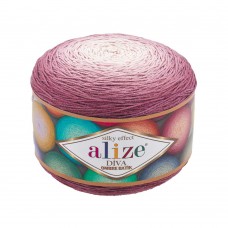 Пряжа для вязания Ализе Diva Ombre Batik (100% микрофибра) 2х250г/875м цв.7377