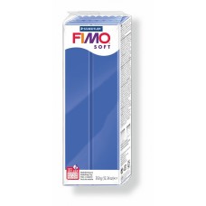 FIMO Soft полимерная глина, запекаемая в печке, уп. 350г цв.блестящий синий 8022-33
