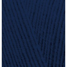 Пряжа для вязания Ализе LanaGold Fine (49% шерсть, 51% акрил) 5х100г/390м цв.590 т.синий
