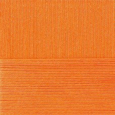 Пряжа для вязания ПЕХ Классический хлопок (100% мерсеризованный хлопок) 5х100г/250м цв.485 желтооранжевый