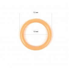 Кольцо для бюстгальтера пластик TBY-82648 d10мм, цв.бежевый, уп.100шт